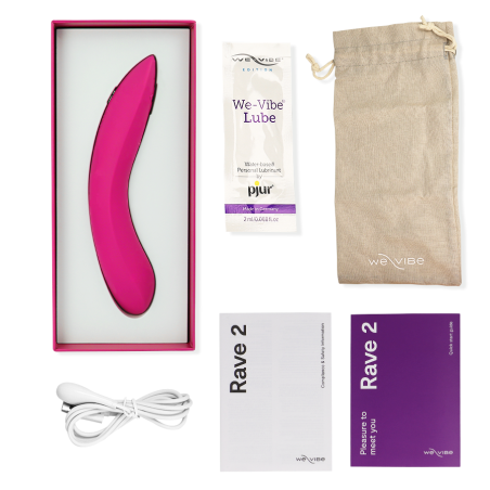 WE VIBE RAVE 2 VIBRADOR PUNTO G FUCSIA