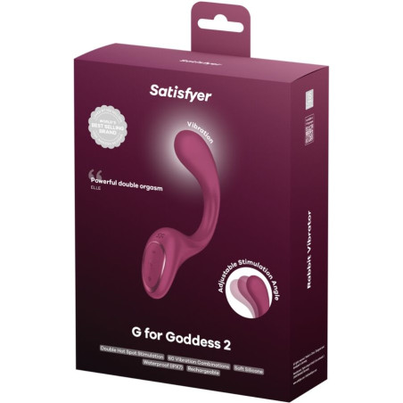 SATISFYER G FOR GODDESS 2 VIBRADOR RABBIT BURDEOS