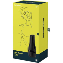 SATISFYER MASTURBADOR MEN CLASSIC NEGRO 2