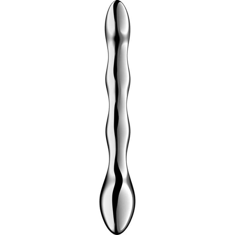 SATISFYER COSMIC CREST 2 DILDO ACERO INOXIDABLE DOBLE USO