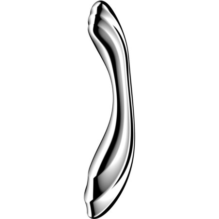 SATISFYER PURE GRAVITY 2 DILDO ACERO INOXIDABLE DOBLE USO