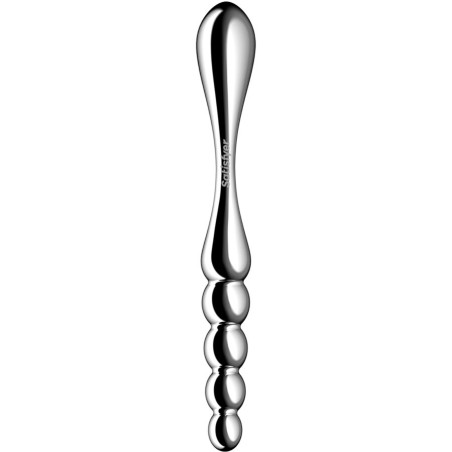 SATISFYER STAR FORCE 1 DILDO ACERO INOXIDABLE DOBLE USO