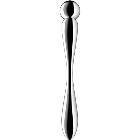SATISFYER STAR FORCE 2 DILDO ACERO INOXIDABLE DOBLE USO