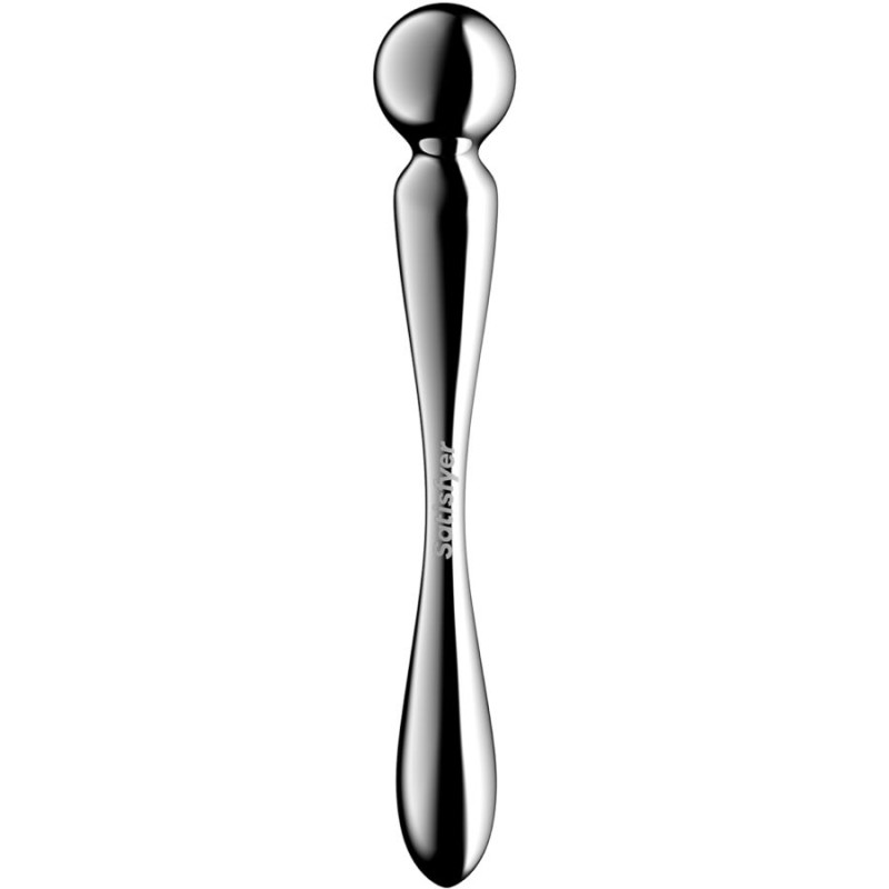 SATISFYER STAR FORCE 2 DILDO ACERO INOXIDABLE DOBLE USO