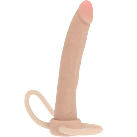 GET REAL DOUBLE TROUBLE PENETRADOR ANAL SILICONA 16 CM