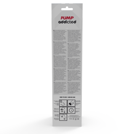 PUMP ADDICTED BOMBA ERECCION RX3 TRANSPARENTE