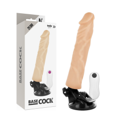 BASECOCK VIBRADOR REALISTICO CONTROL REMOTO NEGRO 21 CM O 4 CM 2