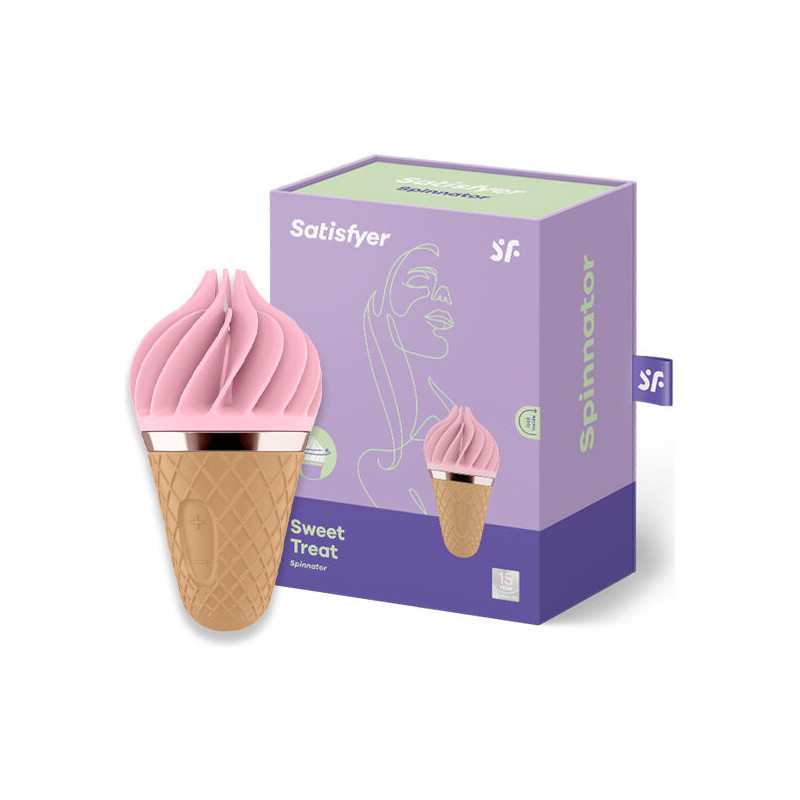 SATISFYER SWEET TREAT SPINNATOR MARRON ROSA