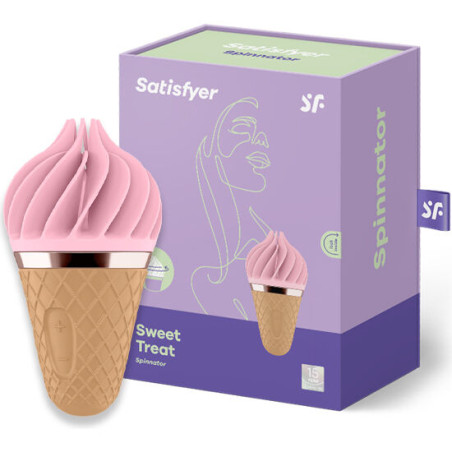 SATISFYER SWEET TREAT SPINNATOR MARRON ROSA