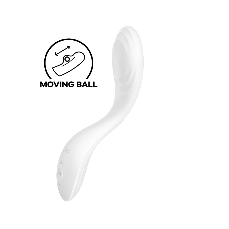SATISFYER RRROLLING PLEASURE VIBRADOR PUNTO G BLANCO