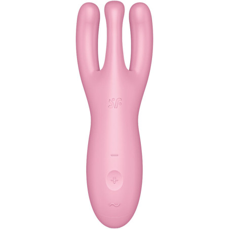 SATISFYER THREESOME 4 VIBRADOR APP ROSA