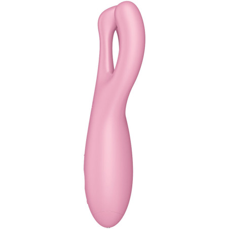 SATISFYER THREESOME 4 VIBRADOR APP ROSA