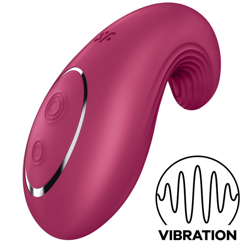 SATISFYER DIPPING DELIGHT VIBRADOR LAY ON ROJO