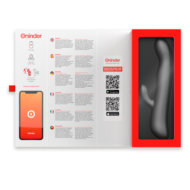ONINDER OSLO VIBRACION ROTACION NEGRO APP GRATUITA
