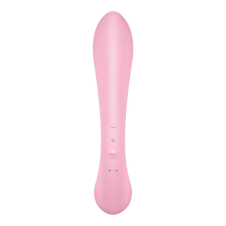 SATISFYER TRIPLE OH VIBRADOR HIBRIDO ROSA