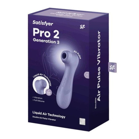 SATISFYER PRO 2 GENERACION 3 LIQUID AIR TECHNOLOGY LILA