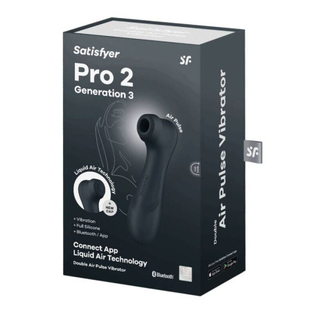 SATISFYER PRO 2 GENERACION 3 NEGRO BLUETOOTH APP