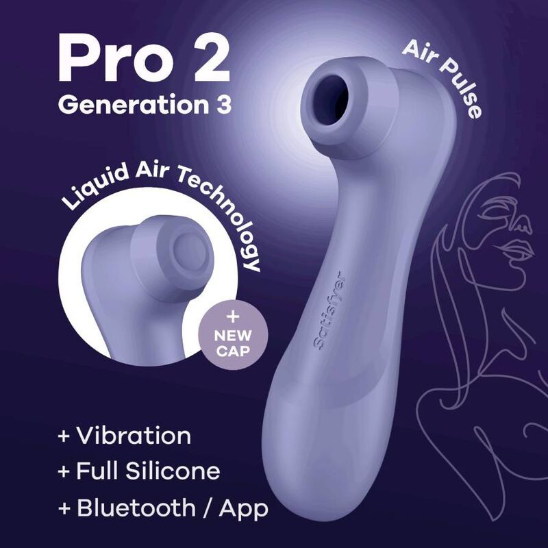 SATISFYER PRO 2 GENERACION 3 LILA BLUETOOTH APP
