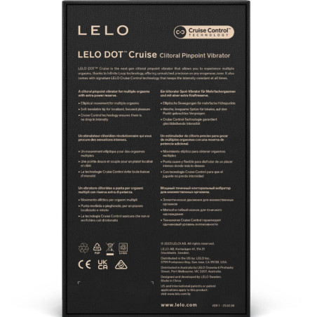 LELO DOT CRUISE ESTIMULADOR DE CLITORIS NARANJA OCRE
