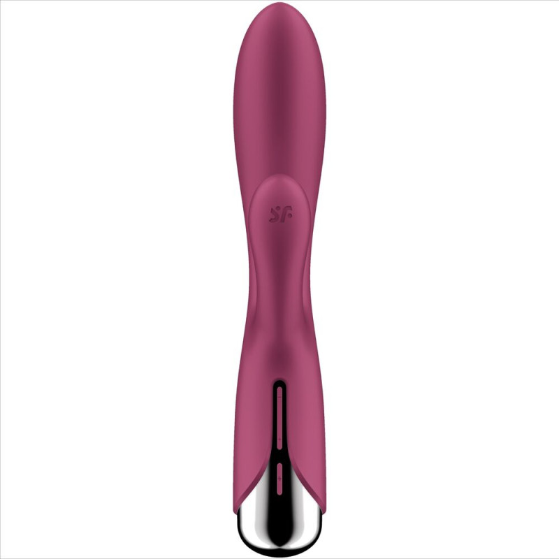 SATISFYER SPINNING RABBIT 1 ESTIMULACION CLITORIS Y PUNTO G ROJO