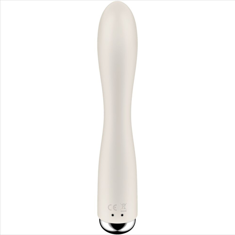 SATISFYER SPINNING RABBIT 1 ESTIMULACION CLITORIS Y PUNTO G BEIGE