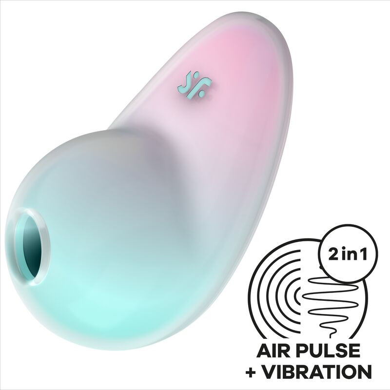SATISFYER PIXIE DUST AZUL ESTIMULADOR AIR PLUSE