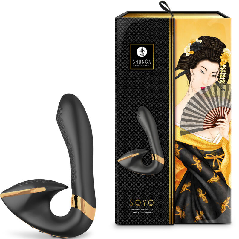 SHUNGA SOYO MASAJEADOR INTIMO NEGRO