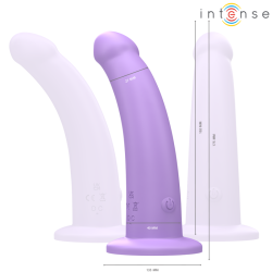 INTENSE EDDIE VIBRADOR 175 CM 10 VIBRACIONES MORADO CONTROL REMOTO 2