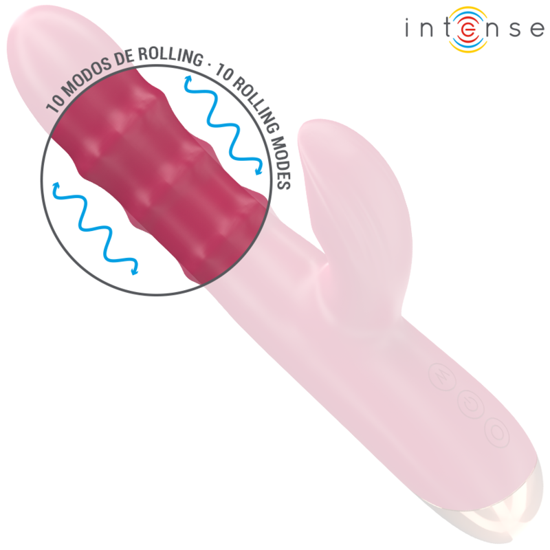 INTENSE CHLOE VIBRADOR MULTIFUNCION 3 EN 1 ROJO