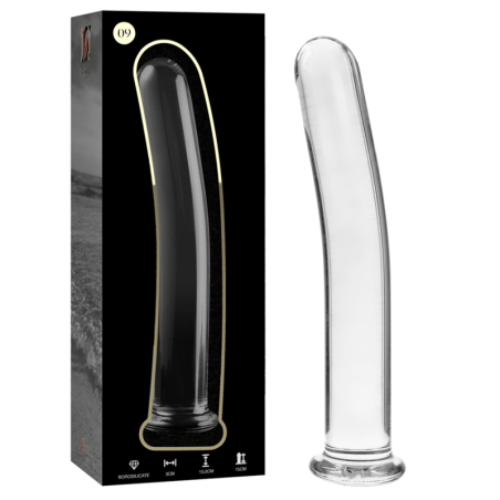 NEBULA SERIES BY IBIZA MODELO 9 DILDO CRISTAL TRANSPARENTE 155 CM O 25 CM