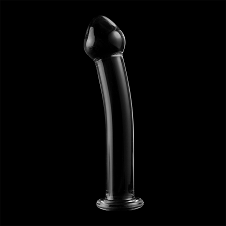 NEBULA SERIES BY IBIZA MODELO 11 DILDO CRISTAL TRANSPARENTE 16 CM O 3 CM