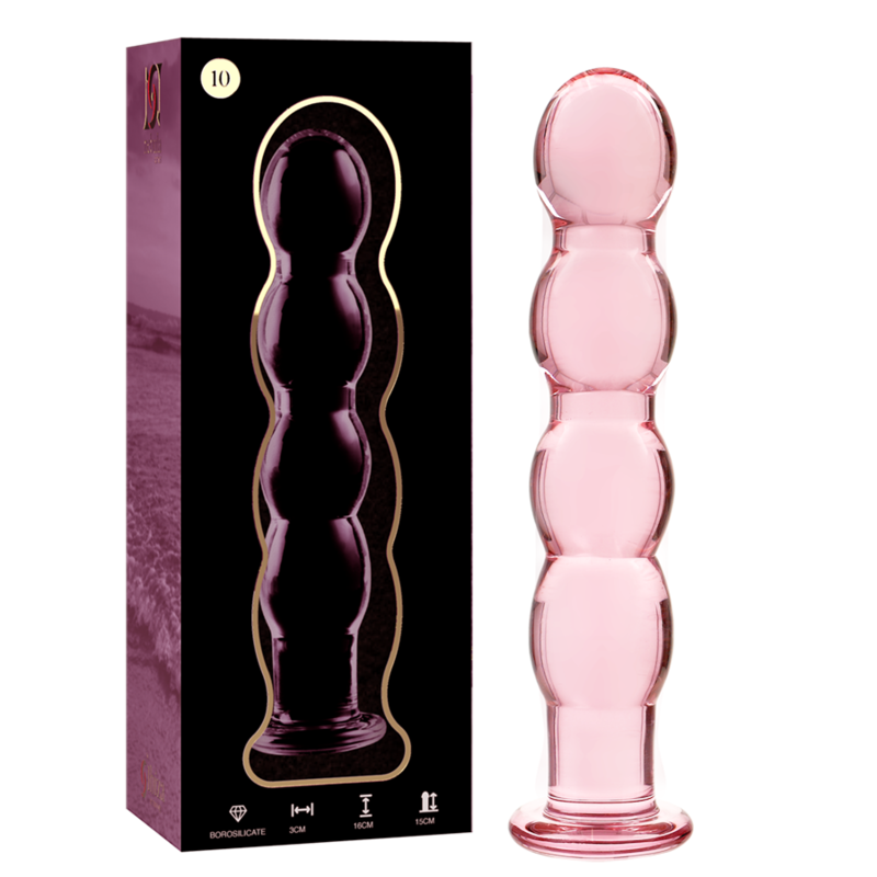 NEBULA SERIES BY IBIZA MODELO 10 DILDO CRISTAL ROSA 165 CM O 35 CM