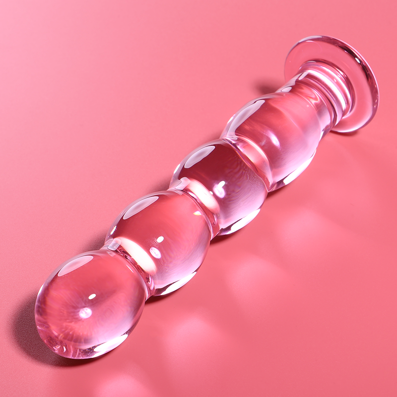 NEBULA SERIES BY IBIZA MODELO 10 DILDO CRISTAL ROSA 165 CM O 35 CM