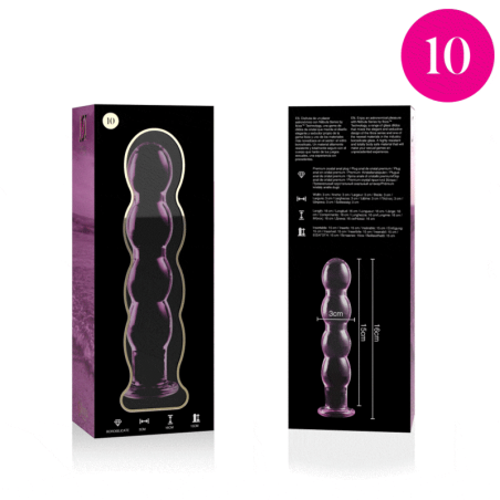 NEBULA SERIES BY IBIZA MODELO 10 DILDO CRISTAL ROSA 165 CM O 35 CM