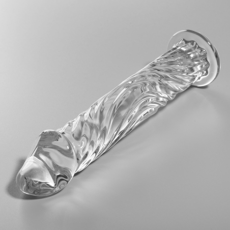 NEBULA SERIES BY IBIZA MODELO 12 DILDO CRISTAL TRANSPARENTE 17 CM O 35 CM
