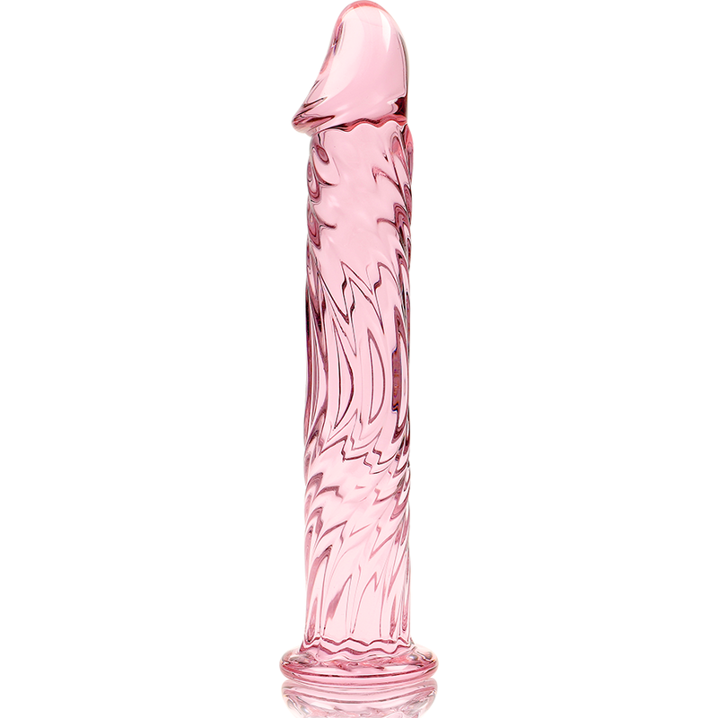 NEBULA SERIES BY IBIZA MODELO 12 DILDO CRISTAL ROSA 17 CM O 35 CM