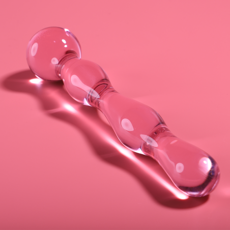 NEBULA SERIES BY IBIZA MODELO 13 DILDO CRISTAL ROSA 18 CM O 35 CM