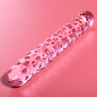 NEBULA SERIES BY IBIZA MODELO 15 DILDO CRISTAL ROSA 185 CM O 3 CM
