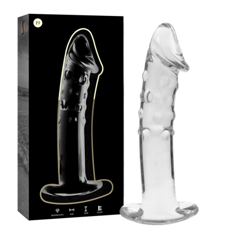 NEBULA SERIES BY IBIZA MODELO 19 DILDO CRISTAL TRANSPARENTE 185 CM O 4 CM