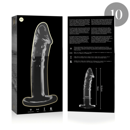 NEBULA SERIES BY IBIZA MODELO 19 DILDO CRISTAL TRANSPARENTE 185 CM O 4 CM