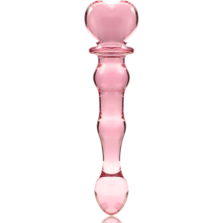 NEBULA SERIES BY IBIZA MODELO 21 DILDO CRISTAL ROSA 205 CM O 35 CM