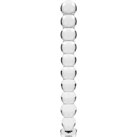 NEBULA SERIES BY IBIZA MODELO 22 DILDO CRISTAL TRANSPARENTE 215 CM O 25 CM