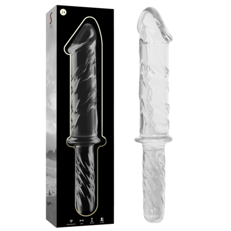 NEBULA SERIES BY IBIZA MODELO 24 DILDO CRISTAL TRANSPARENTE 285 CM O 5 CM