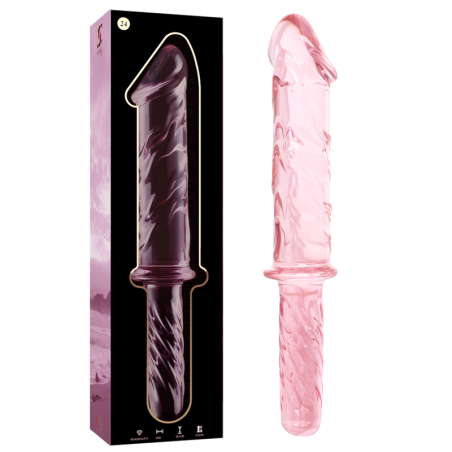 NEBULA SERIES BY IBIZA MODELO 24 DILDO CRISTAL ROSA 285 CM O 5 CM