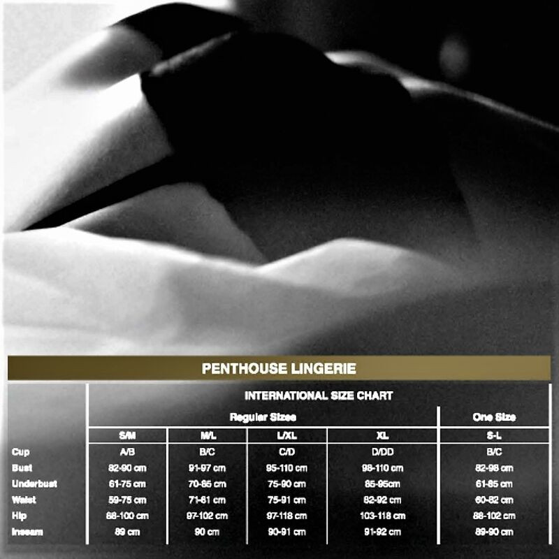 PENTHOUSE ADORE ME PANTIES BLANCO L XL