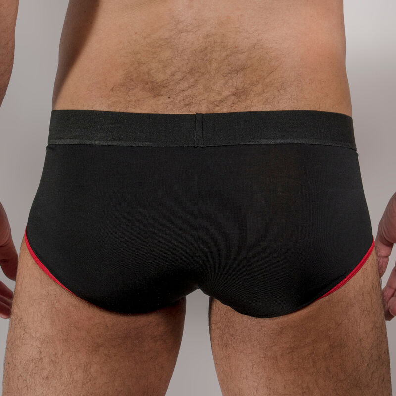 MACHO MS24R CALZONCILLO BRIEF DARK ROJO S