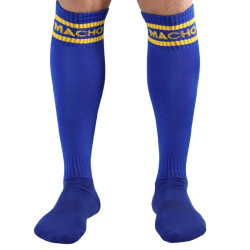 MACHO CALCETINES LARGOS TALLA UNICA AZUL 2