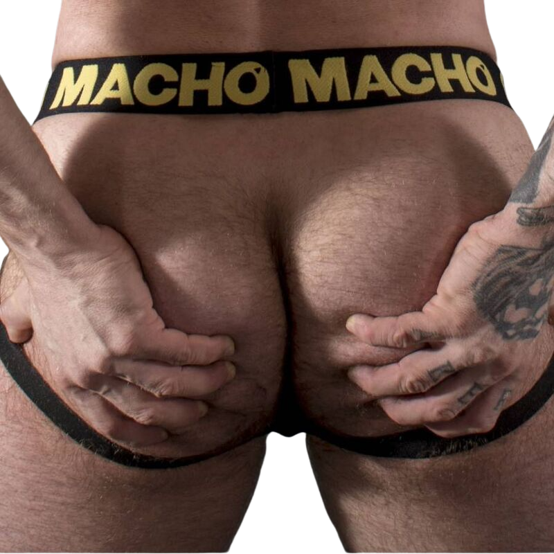 MACHO MX25AC JOCK CUERO AMARILLO L
