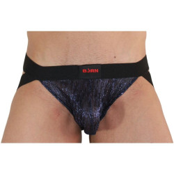 BURN 006 JOCK BRILLANTE AZUL NEGRO XL 2