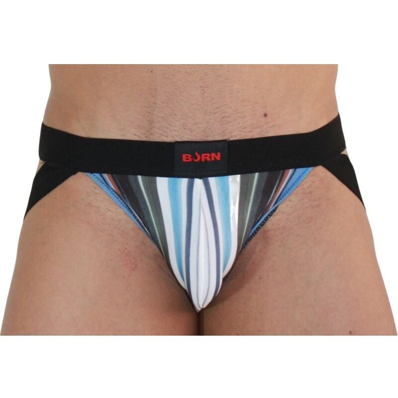 BURN 009 JOCK MULTICOLOR NEGRO M